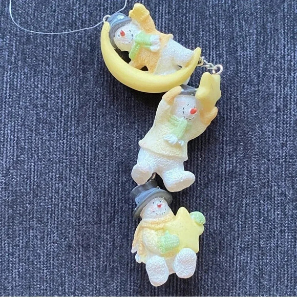 Hanging Snowman Christmas Ornament - Picture 2 of 14